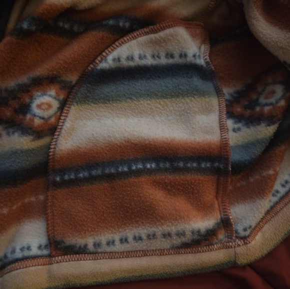 Cotton And Rye Oufitters - Womens Aztec Quarter Zip Fleece - Picture 4 of 6